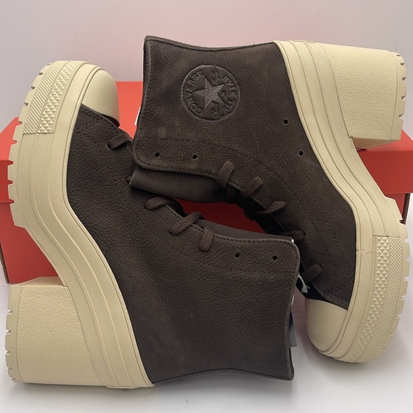 Converse WMNS CHUCK 70 DE LUXE HEEL HI FRESH BREW/FRESH BREW A11542C Platforms - Picture 11 of 16